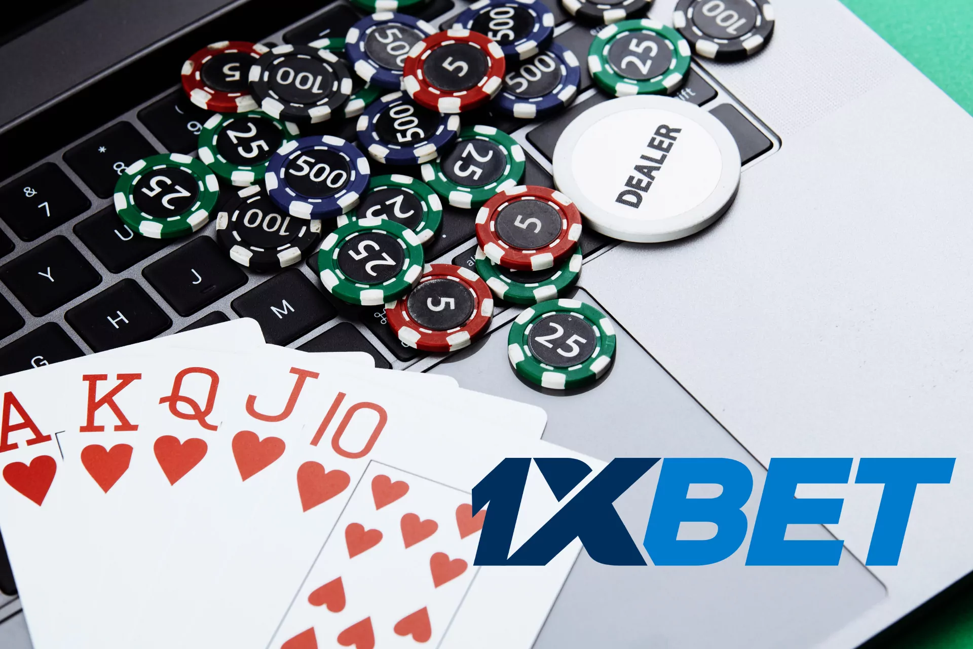 1xBet offers various poker bonuses.