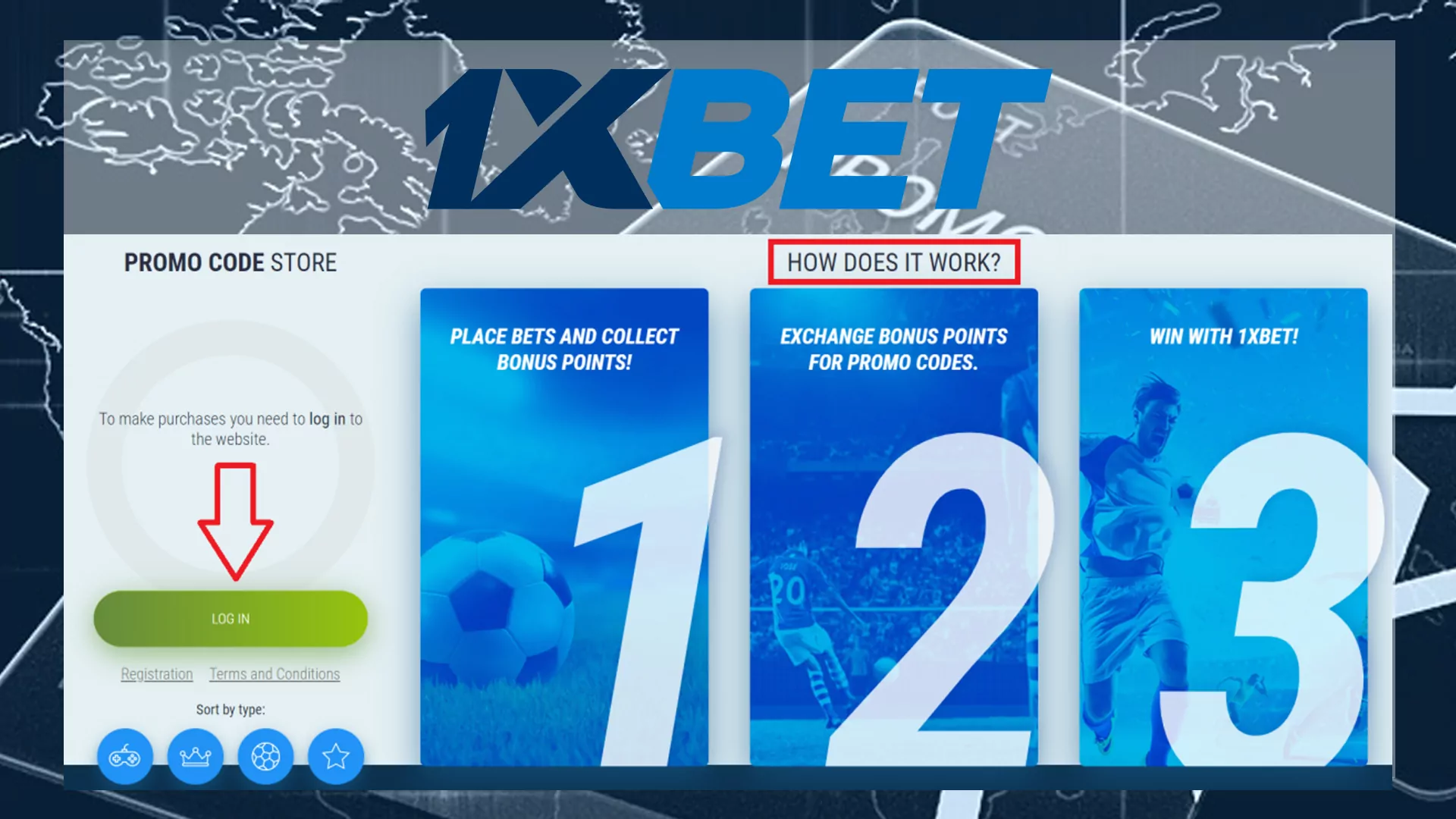 Collect promo points 1xBet and buy gifts in the store.