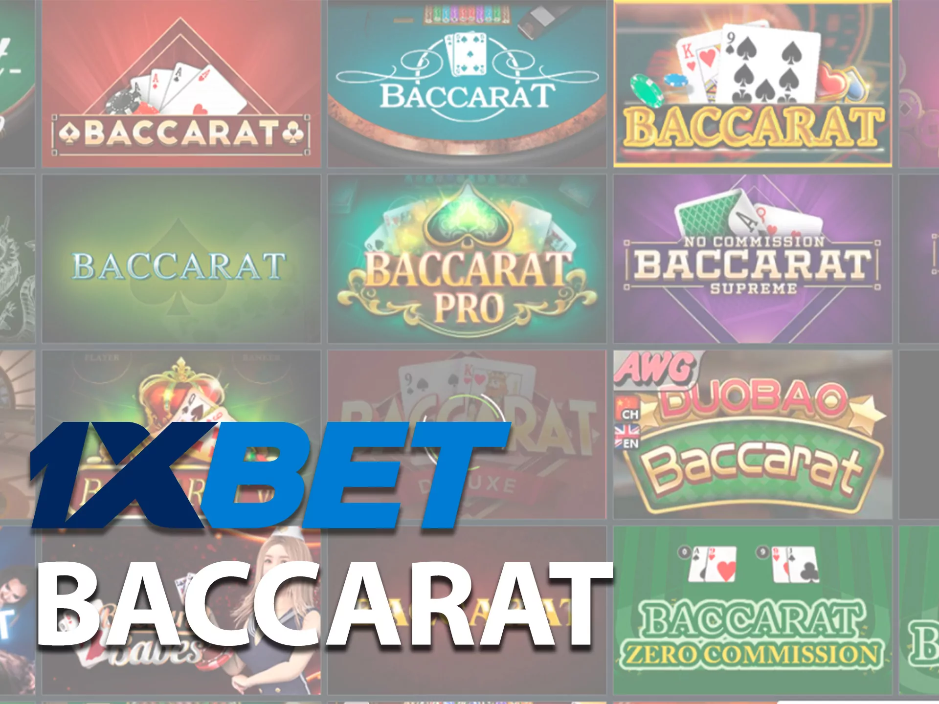 Play this well-known card game at the 1xbet online casino.