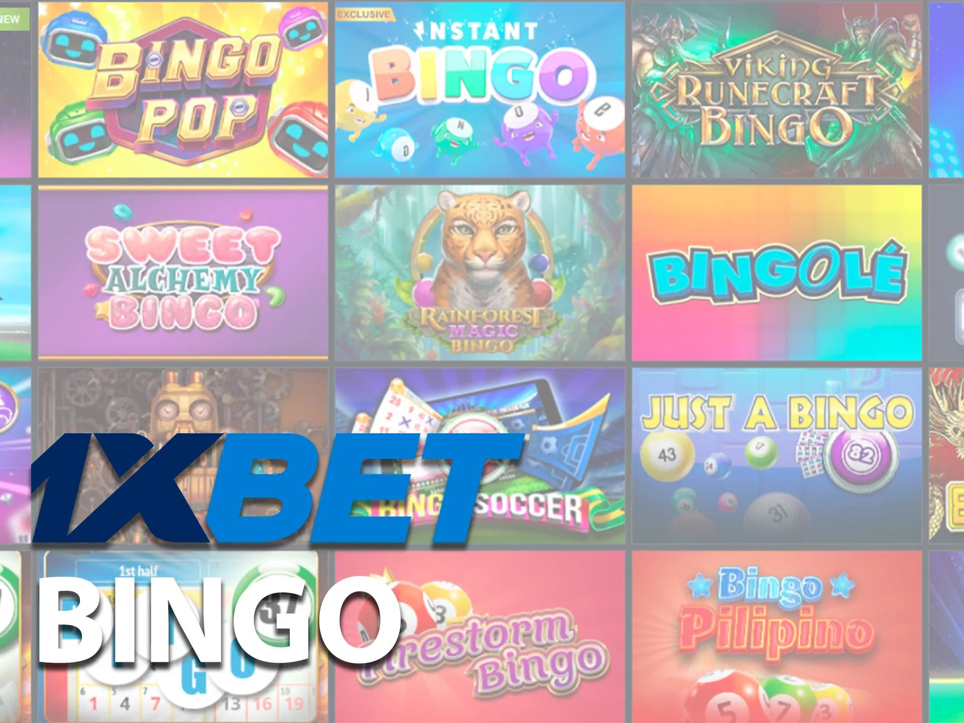 You can play bingo games too at the 1xvet online casino.