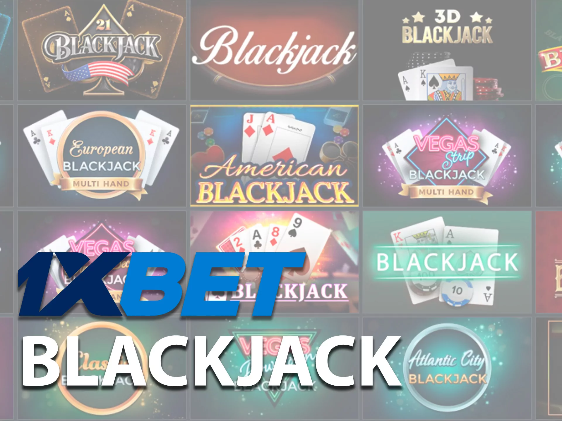 You can also play blackjack at the 1xbet casino.