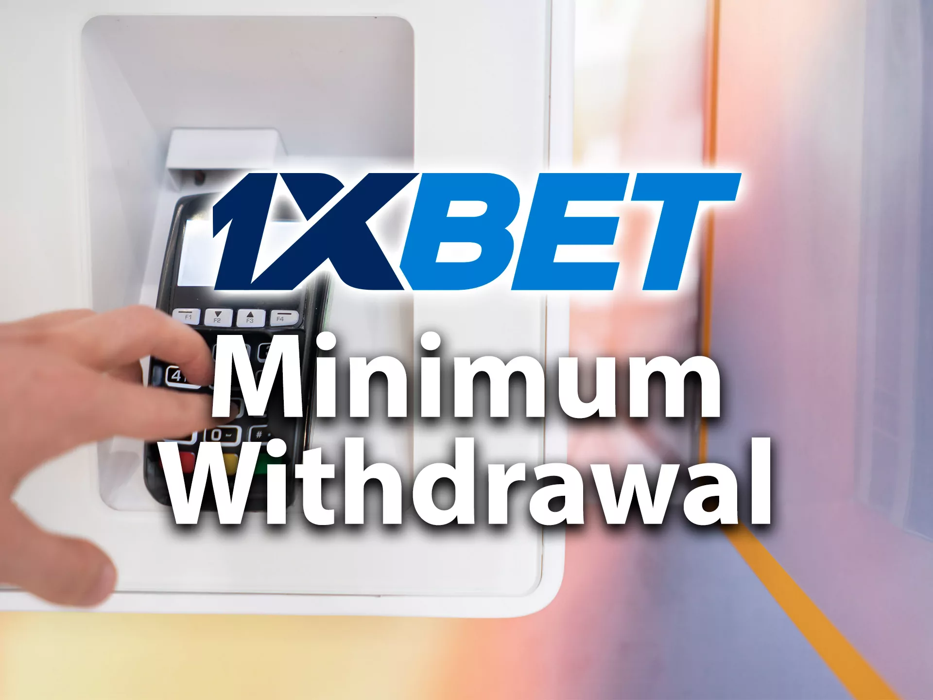 You should withdraw at least INR 112 from 1xbet account.