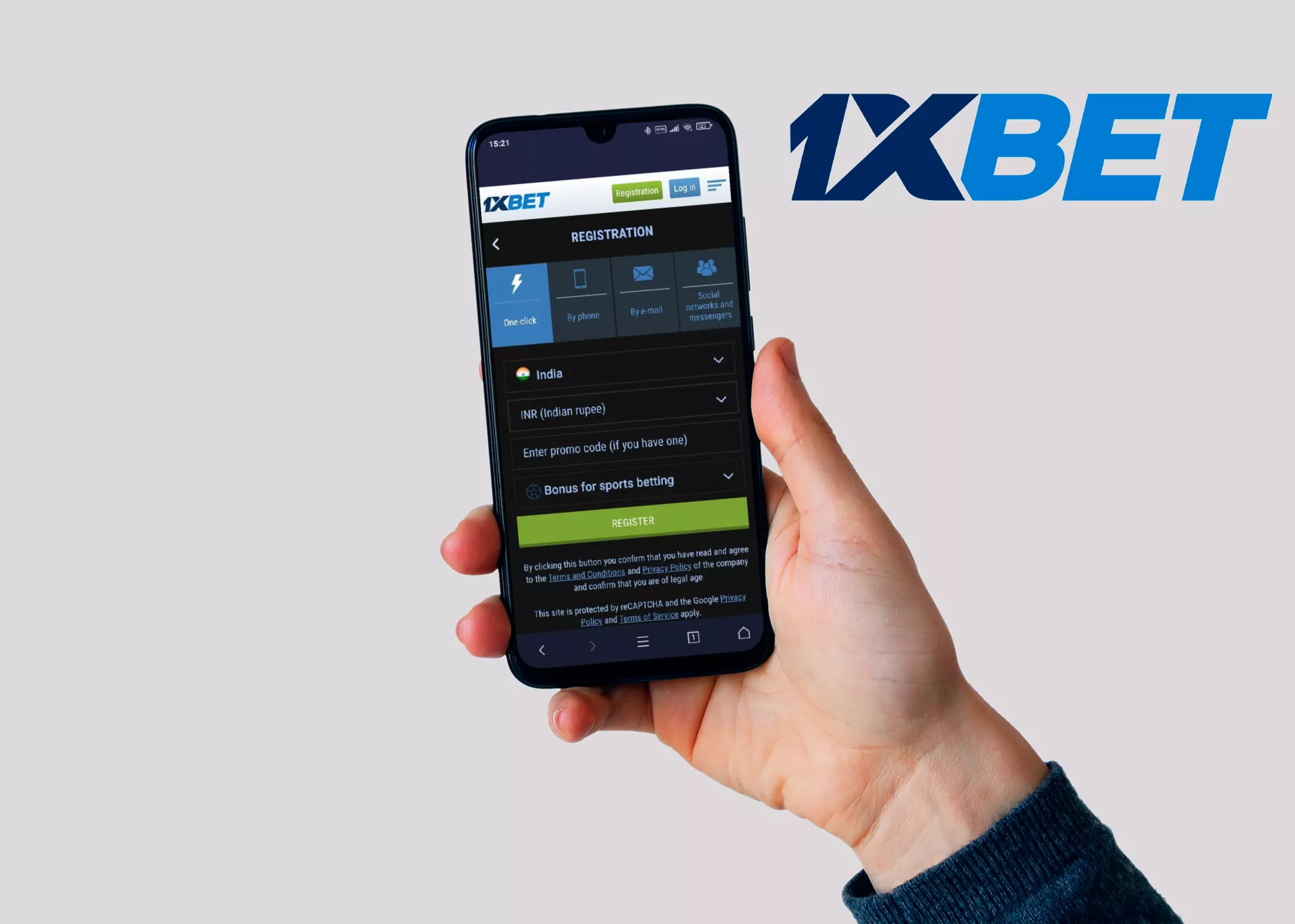 Provide 1xbet with truth personal information.