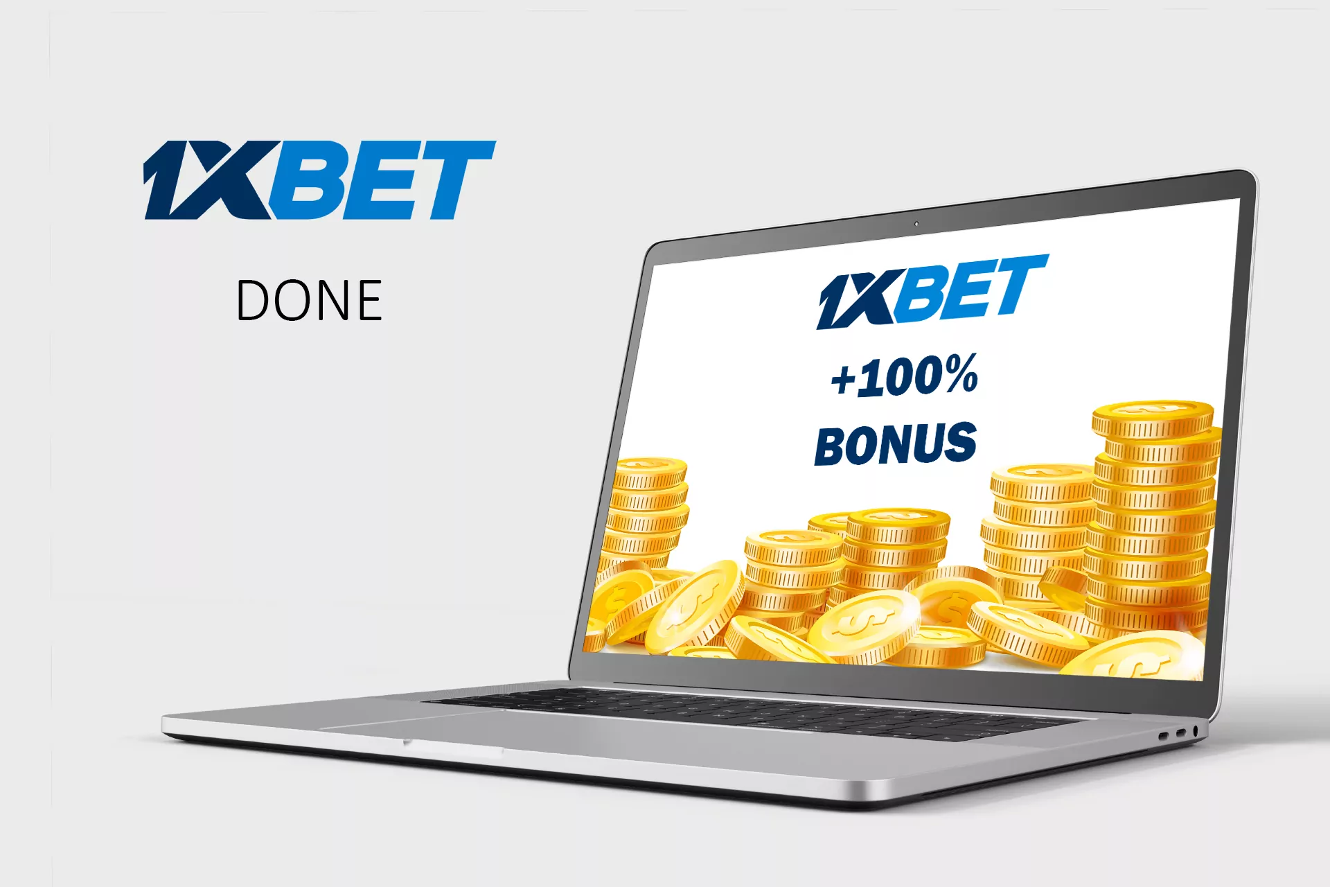 Get the welcome bonus from 1xBet and spend it on bets.