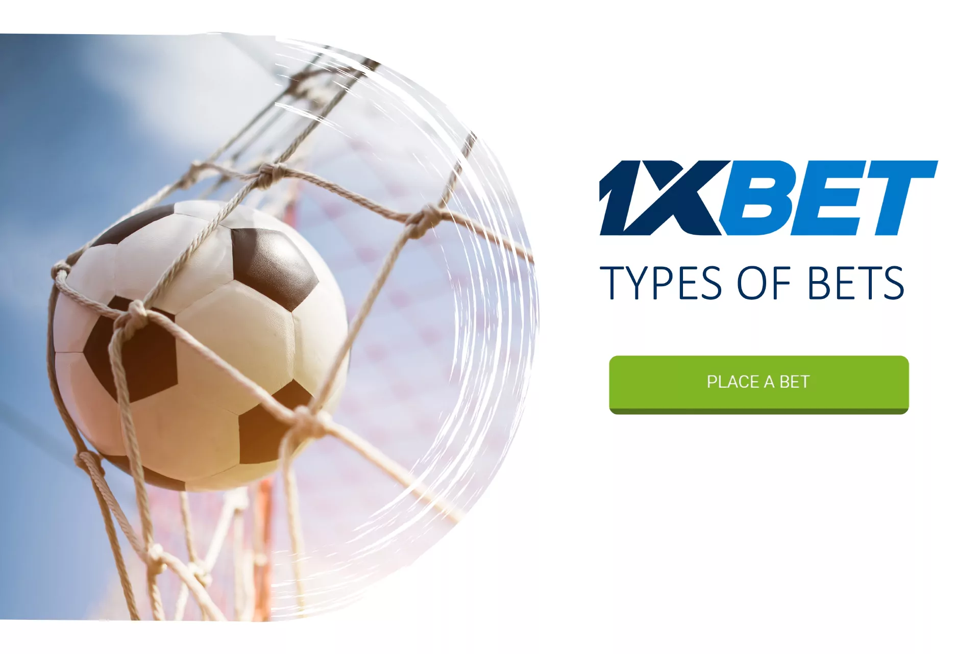 In the app 1xBet available different types of bets.