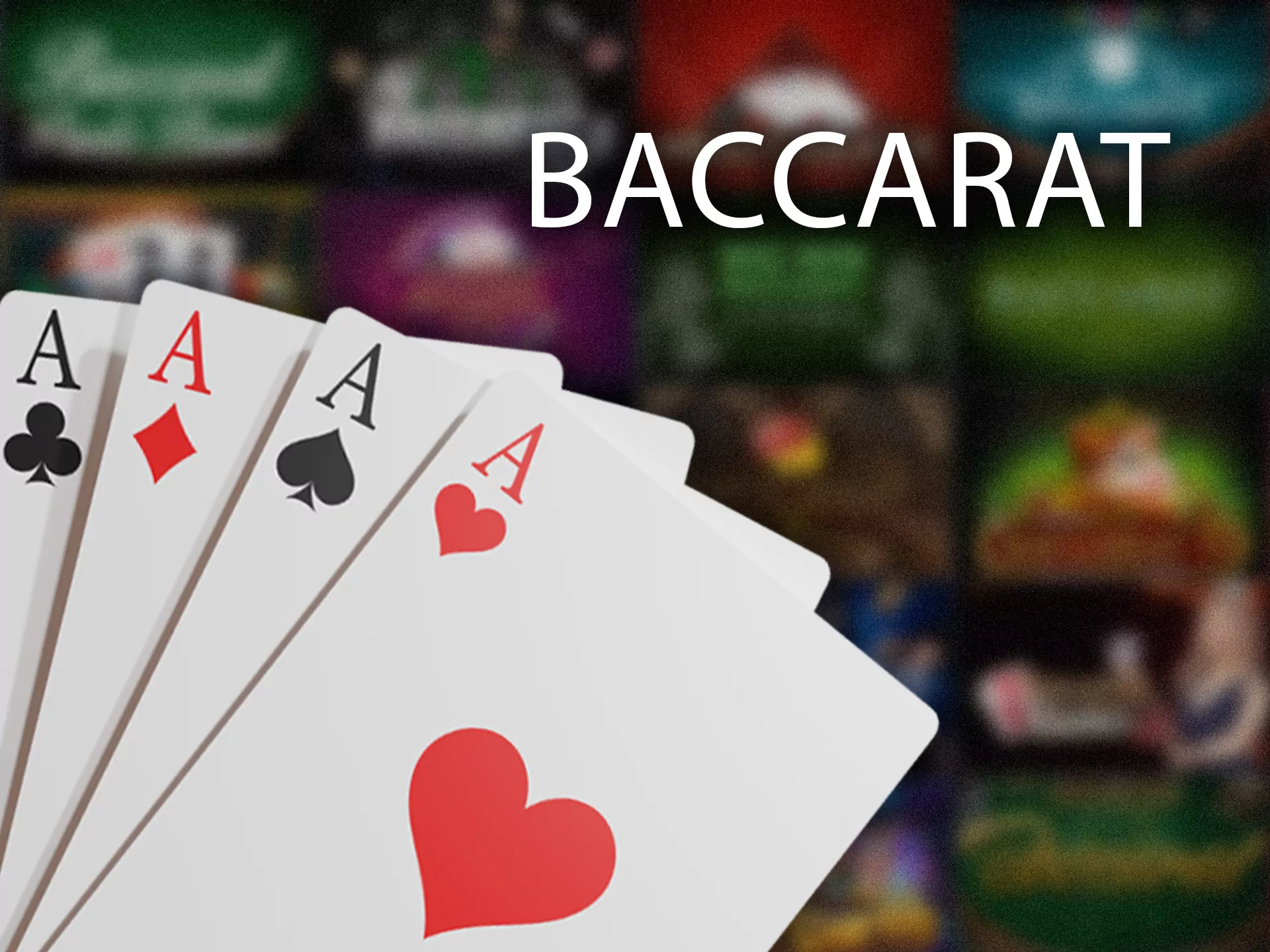 Online Baccarat is available at 1xBet in India.