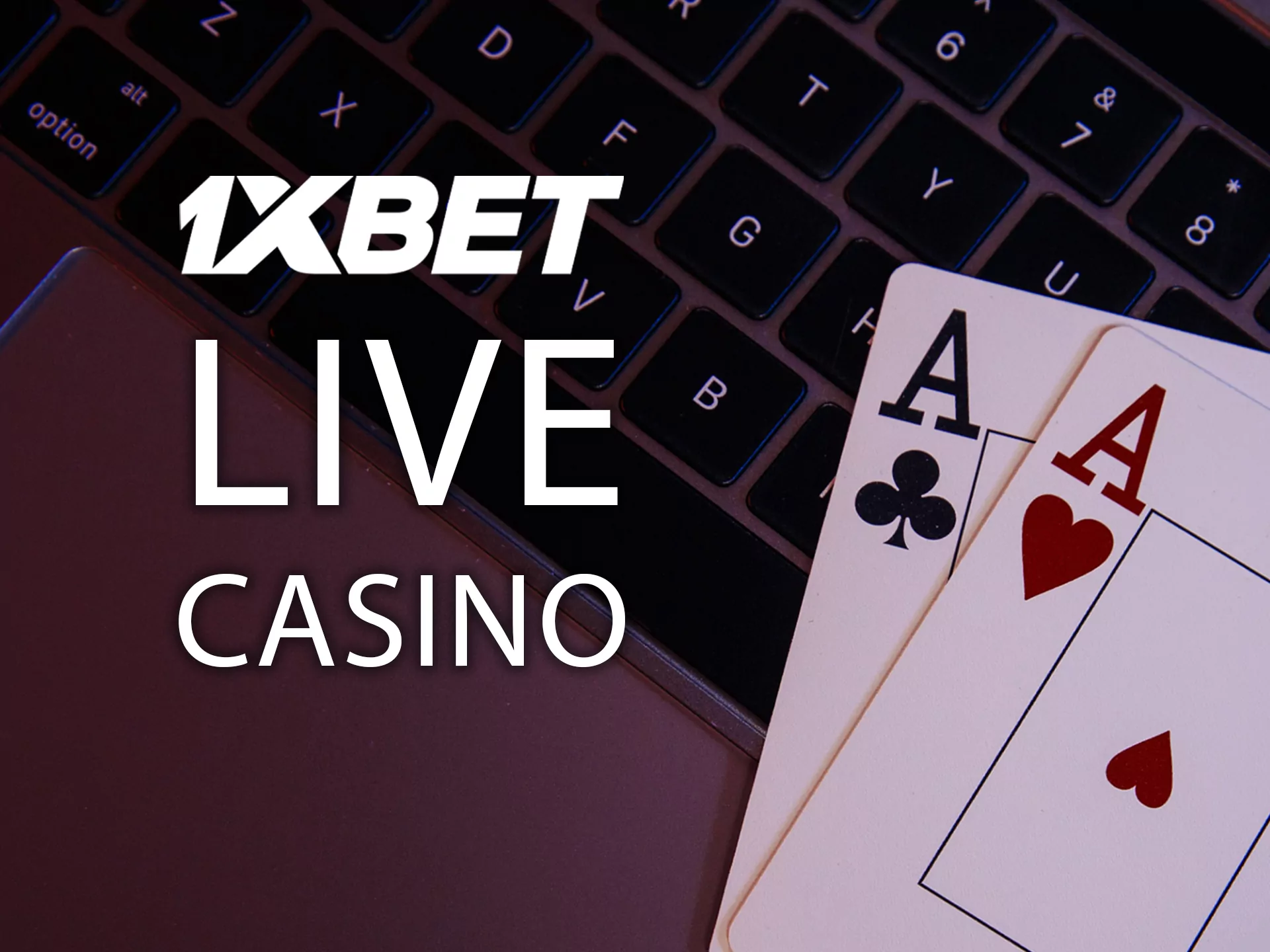Gambling with live dealers is available for Indian users of 1xBet.