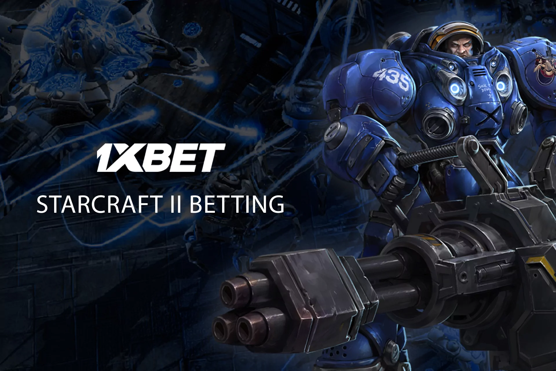 Starcraft 2 tournaments are available for betting at 1xBet.