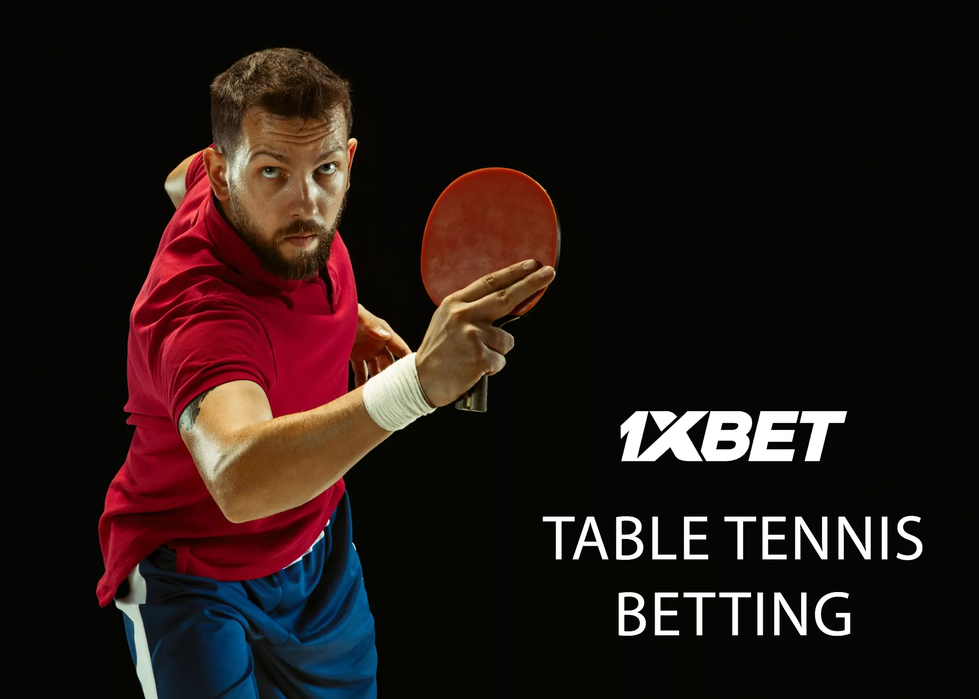 You can bet on table tennis matches on the website and in the app 1xBet.
