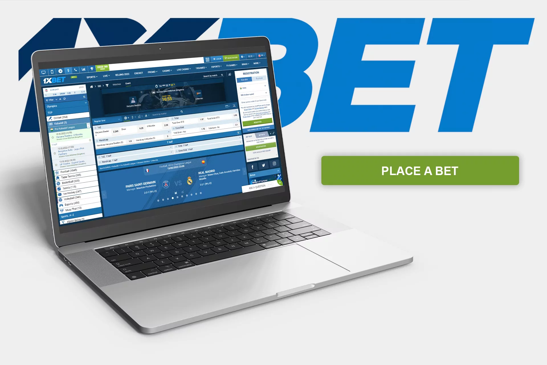 At 1xBet, you can place bets on all the most popular kabaddi events.
