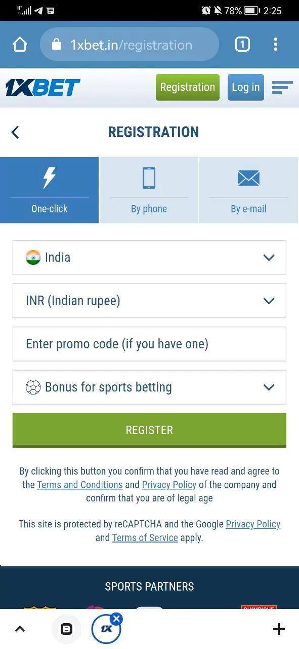 one x bet apk