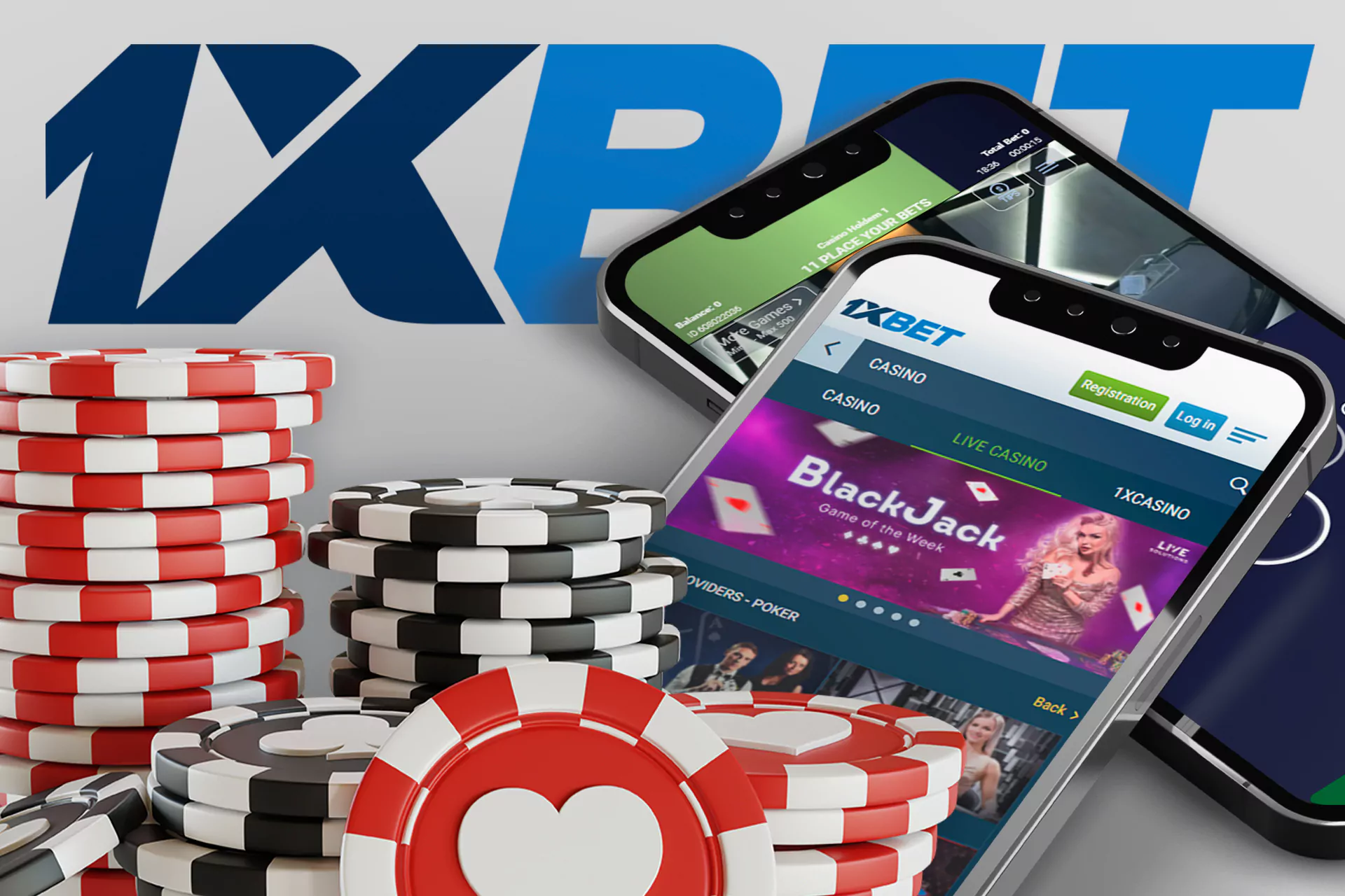 Try your chances at poker with 1xBet India.