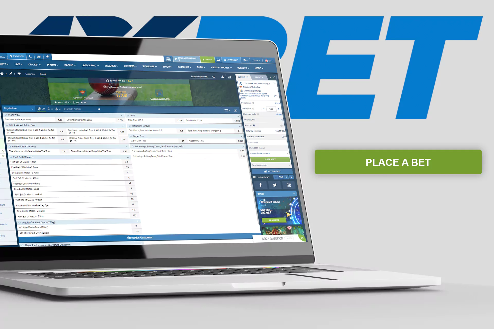 Start betting at 1xBet with our tutorial.
