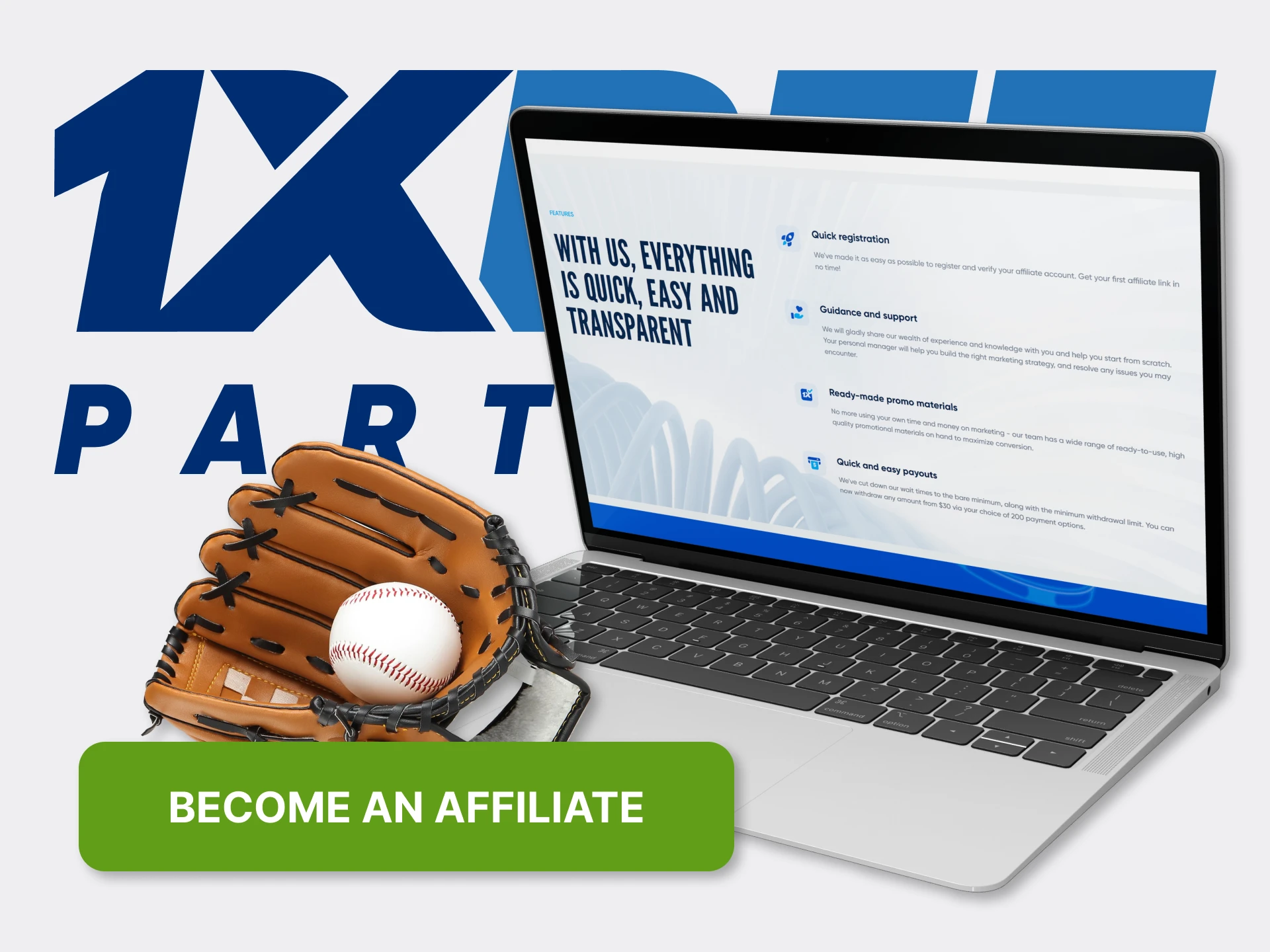 Become an affiliate program partner 1xBet, it is profitable and convenient.