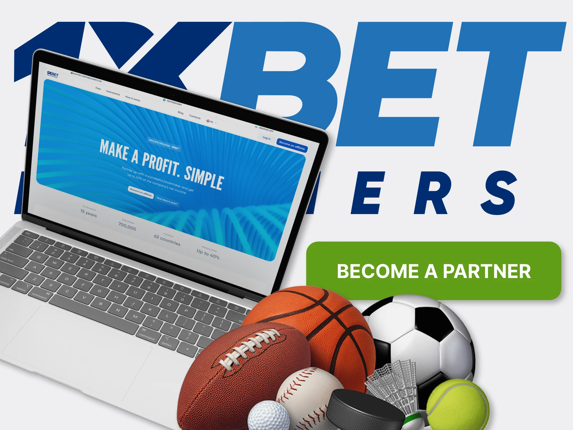 Get to know the basic terms and conditions of 1xBet affiliate program and join.