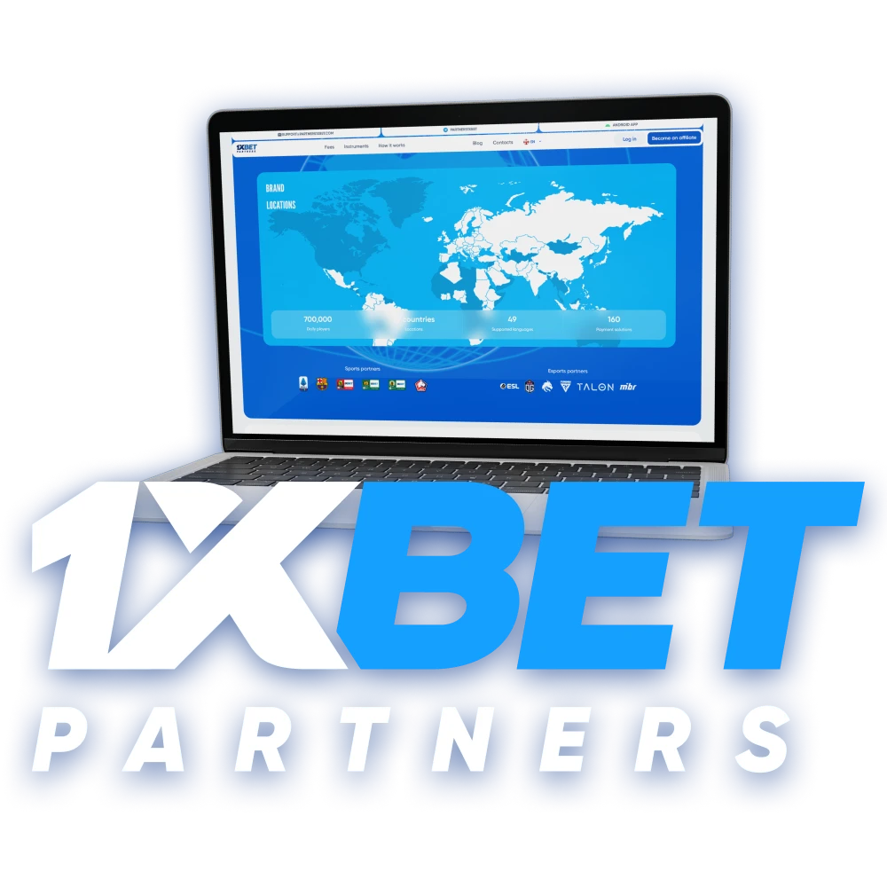 1xBet offers a profitable affiliate program.