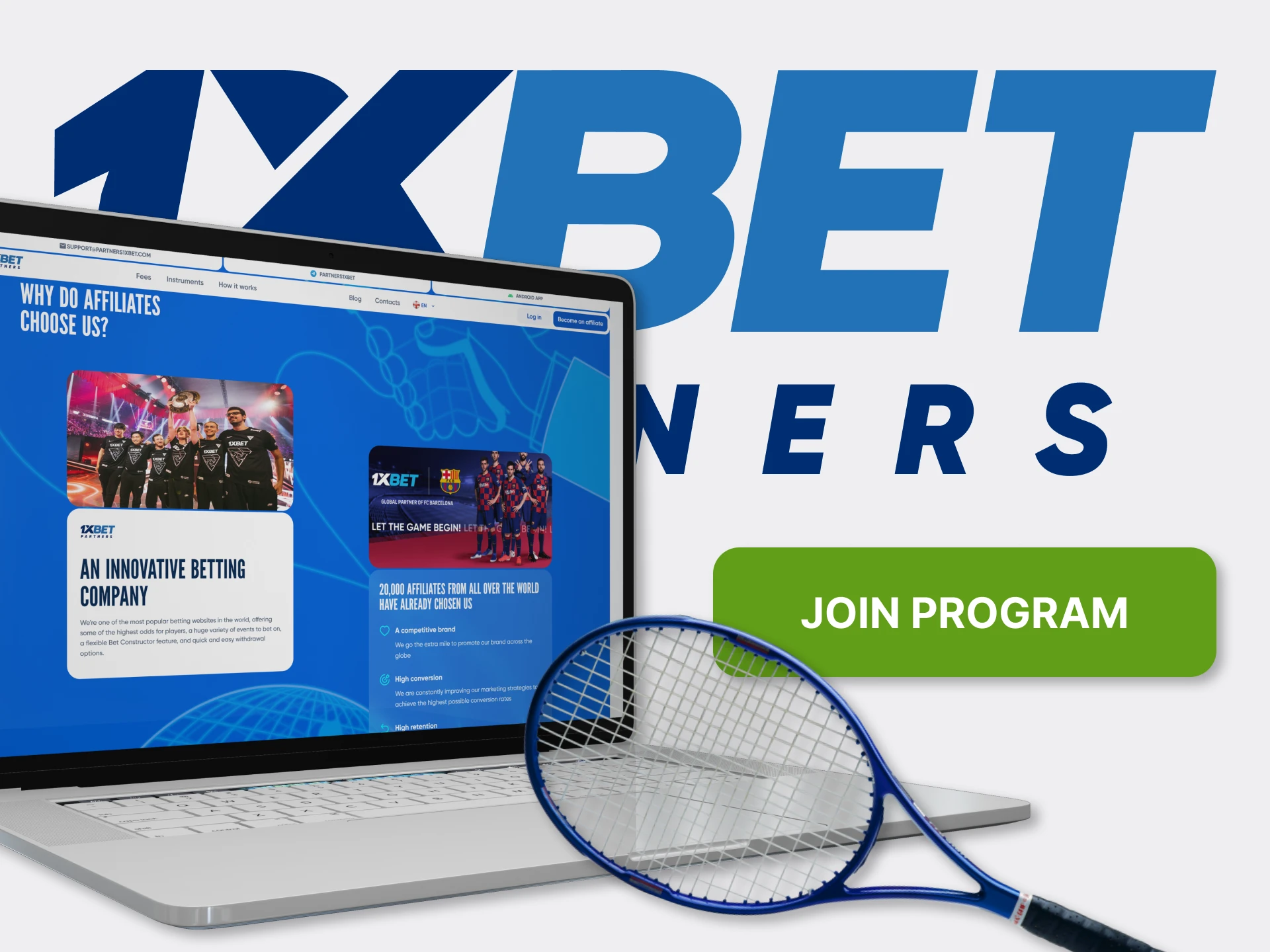 Find out who can become an affiliate program partner of 1xBet.