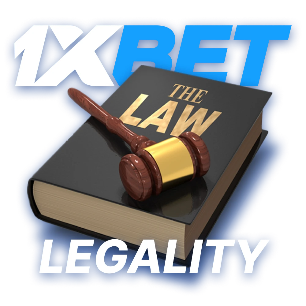 1xBet is legal and safe for players.