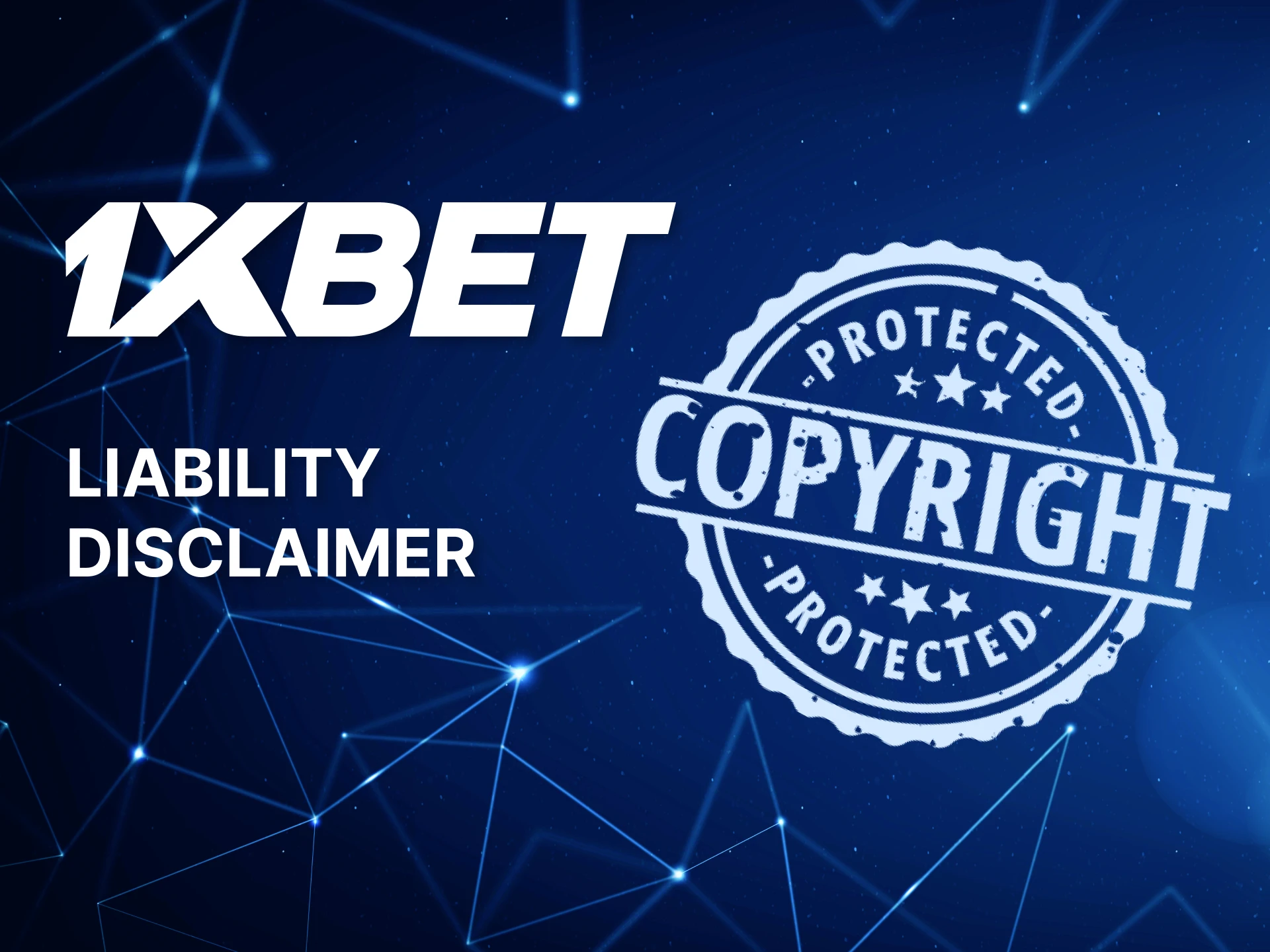The data on the 1xBet website is copyright protected.