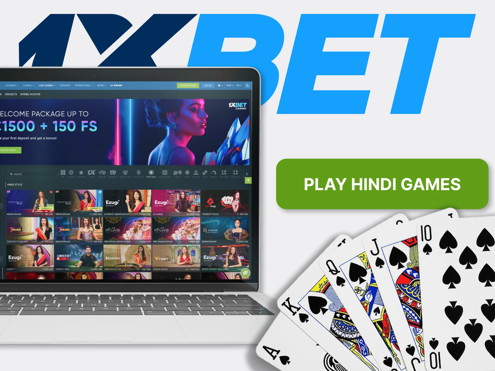 At 1xBet there are many games available that are loved in India.