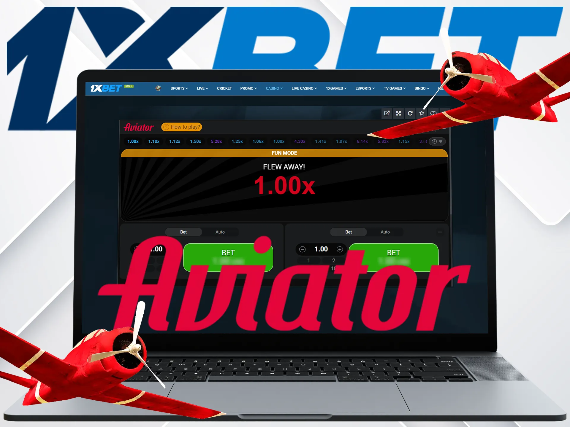 The 1xbet Aviator game attracts many gambling enthusiasts with its clear design and user-friendly controls.