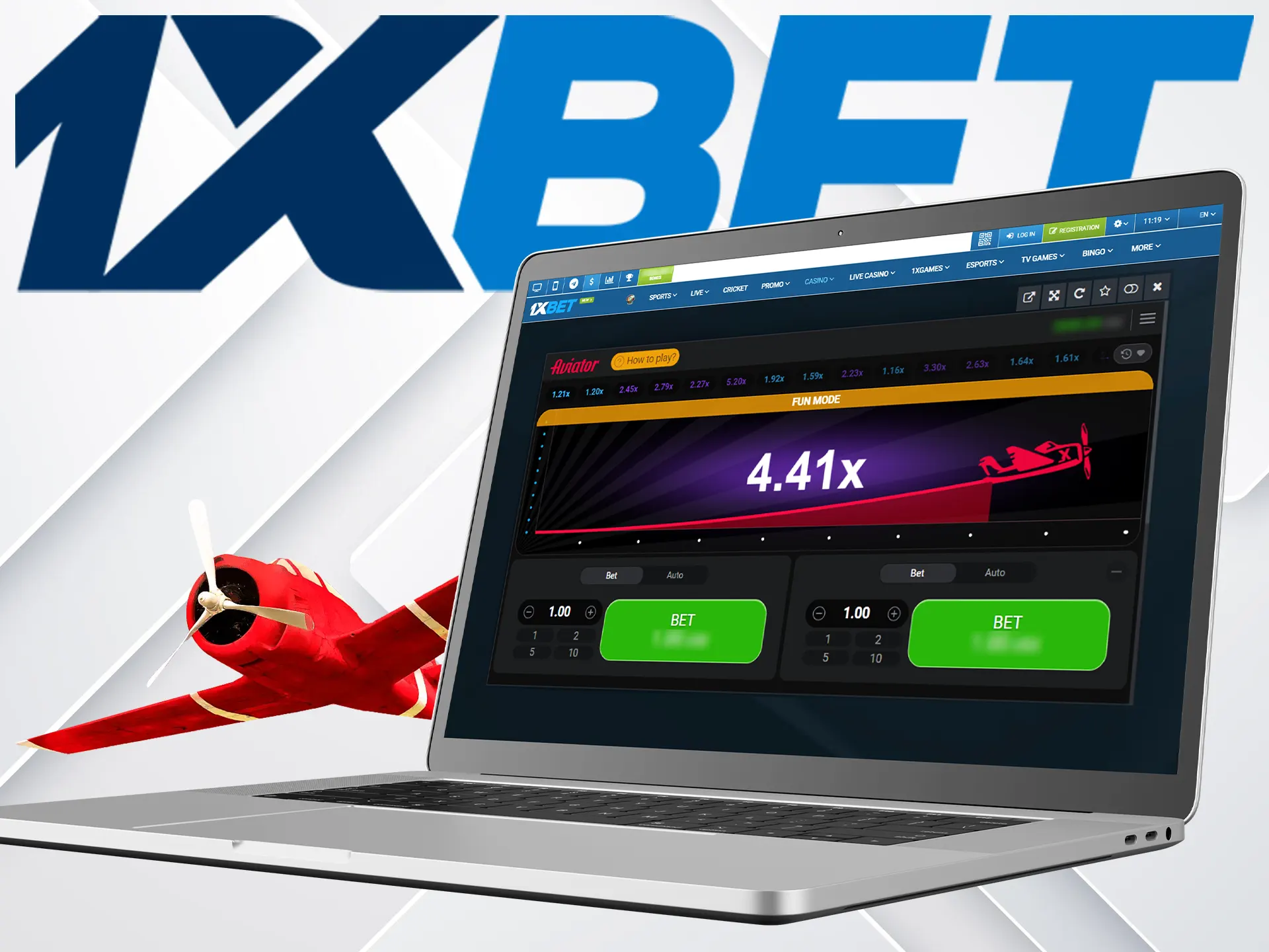 Deposit your account and become a pilot in the Aviator Game with 1xBet.