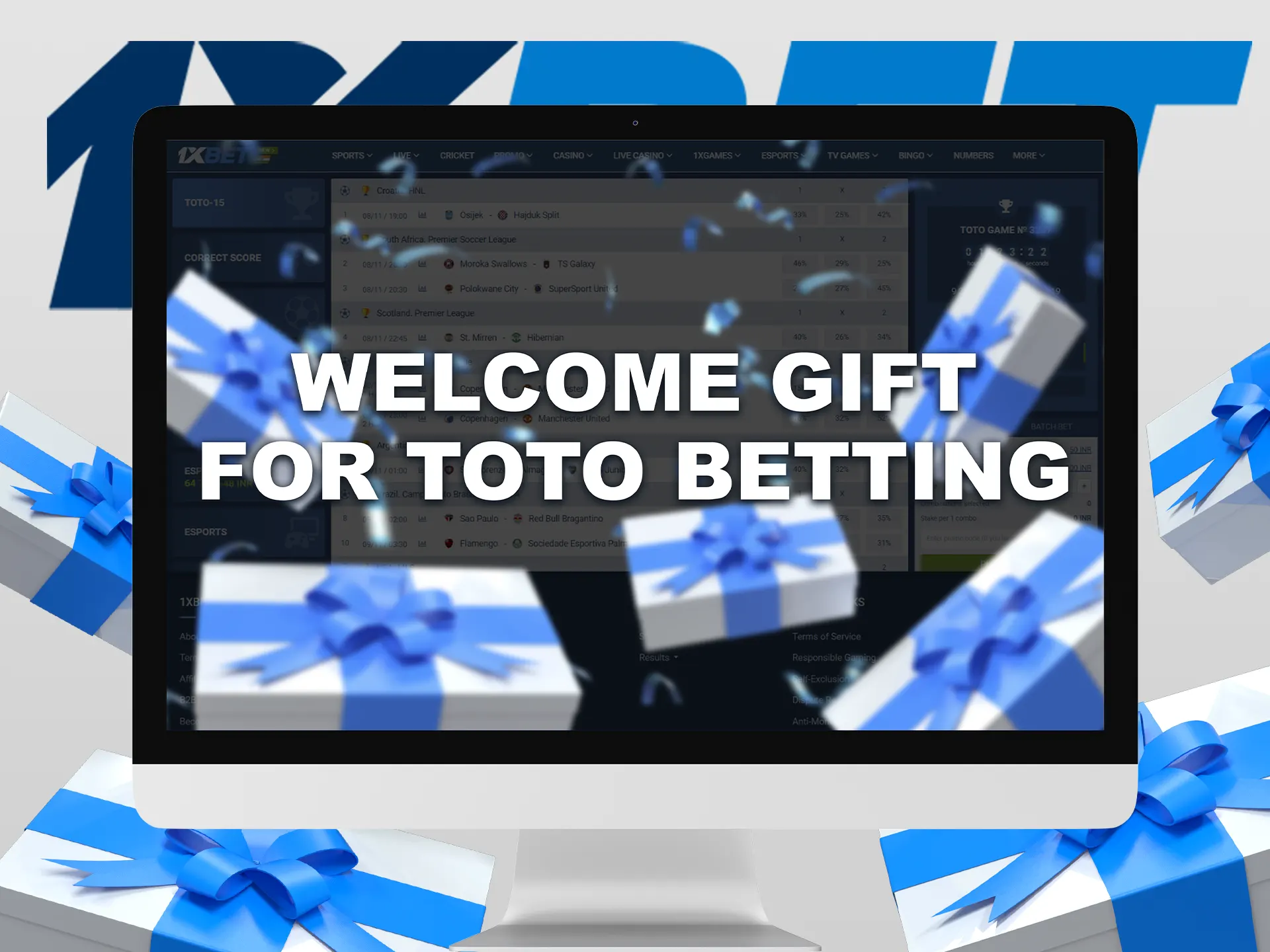 Be sure to get your profitable bonus after registering and making your first deposit at 1xBet.